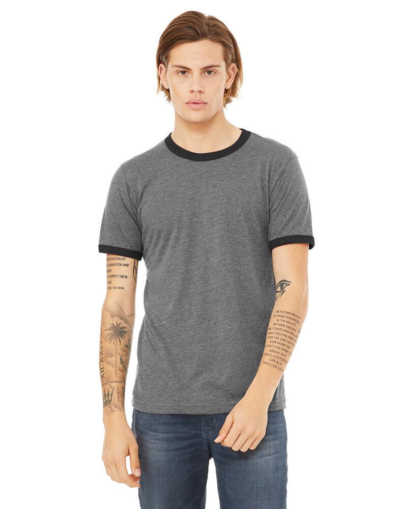 Bella+Canvas 3055C - Men’s Jersey Short-Sleeve Ringer T-Shirt