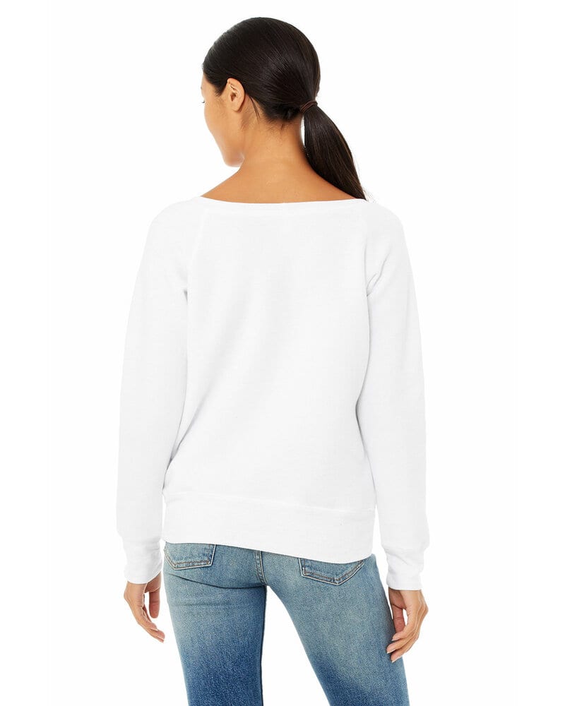 Bella+Canvas 7501 - Ladies Sponge Fleece Wide Neck Sweatshirt