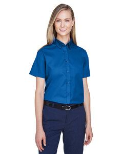 Ash City Core 365 78194 - Optimum Core 365™ Ladies' Short Sleeve Twill Shirts True Royal