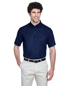 Ash City Core 365 88194T - Optimum Core 365™ Men's Short Sleeve Twill Shirts Classic Navy