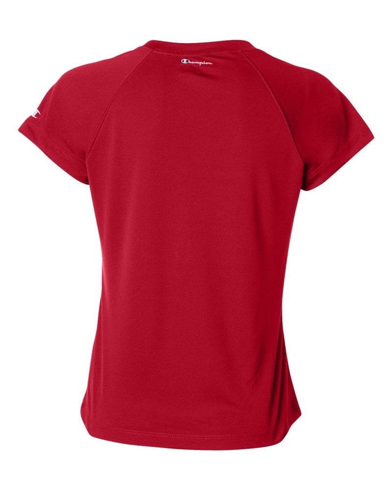 Champion CW23 - Ladies' Double Dry® V-Neck Performance T-Shirt