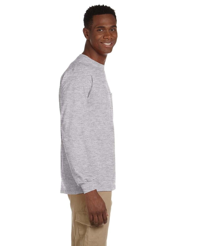 Gildan 2410 - Ultra Cotton™ Long Sleeve T-Shirt with a Pocket