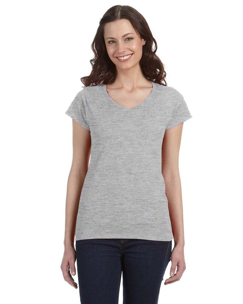 Gildan 64V00L - Ladies' Softstyle V-Neck T-Shirt