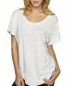 Next Level 6760 - Ladies' Triblend Dolman Heather White