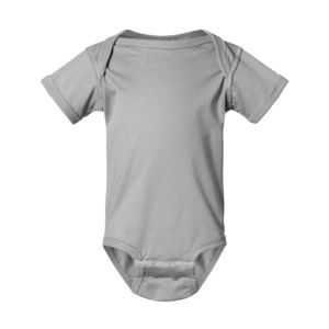 Rabbit Skins 4424 - Fine Jersey Infant Lap Shoulder Creeper  Heather