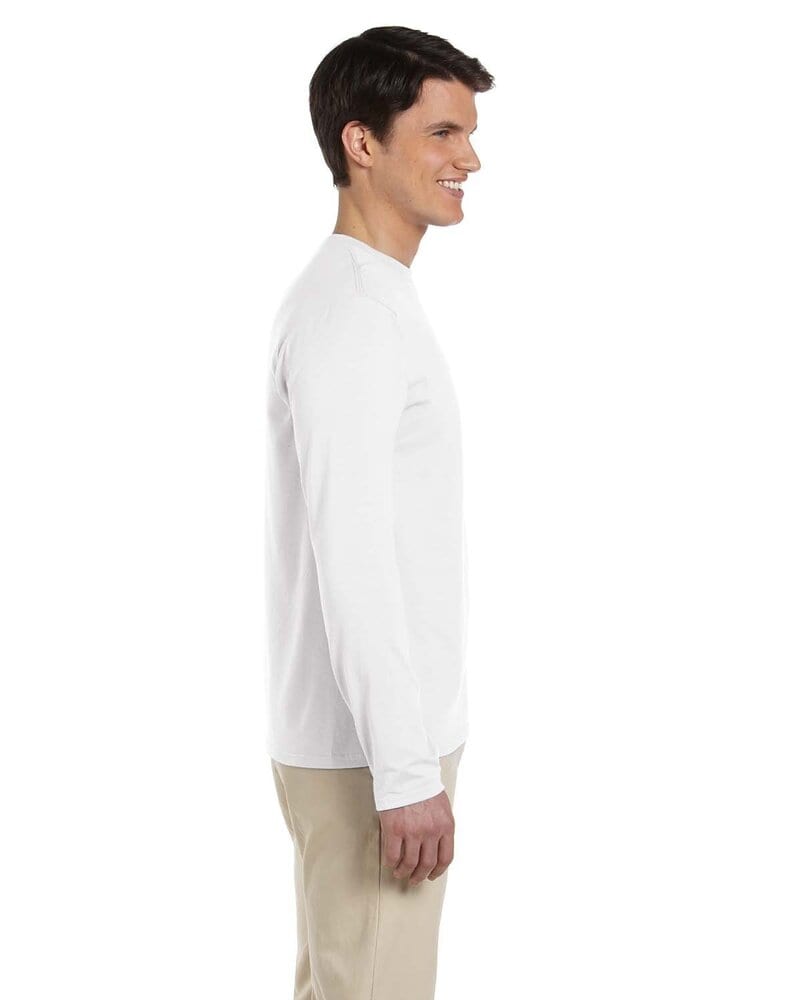 Gildan Men's Softstyle Long Sleeve T-shirt, White