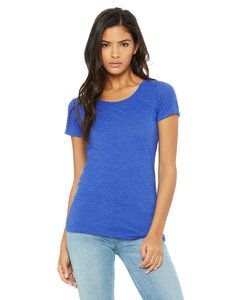 Bella+Canvas B8413 - Ladies Triblend Short-Sleeve T-Shirt True Royal Triblend