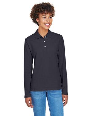 Devon & Jones D110W - Ladies Pima Piqué Long-Sleeve Polo