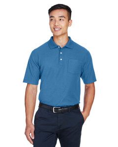 Devon & Jones DG150P - Men's DRYTEC20 Performance Pocket Polo French Blue