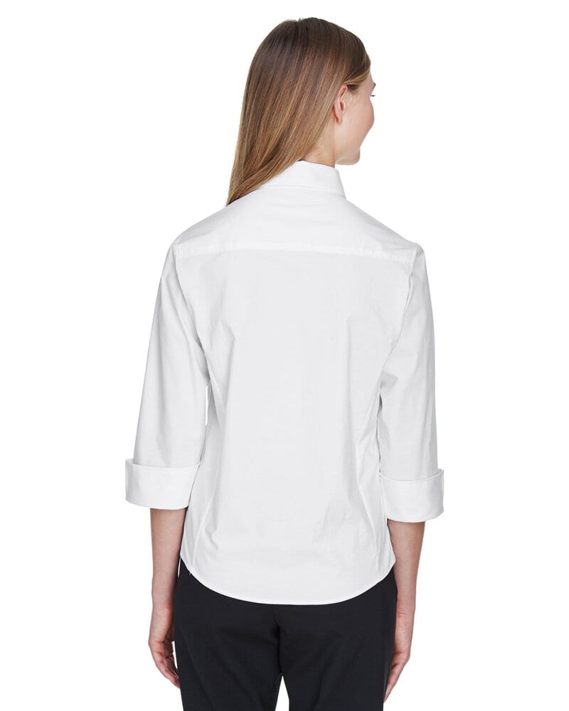 Devon & Jones DP625W - Ladies Three-Quarter Sleeve Stretch Poplin Blouse