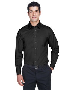 Devon & Jones DG530 - Men's Crown Collection Solid Stretch Twill Black