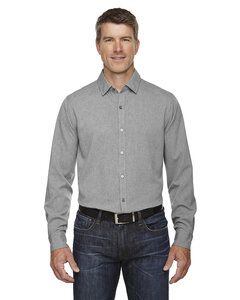 Ash City North End Sport Blue 88802 - Men's Mélange Performance Shirt Light Heather