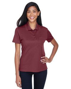 Ash CityCore 365 78181P - Ladies Origin Performance Piqué Polo with Pocket Burgundy