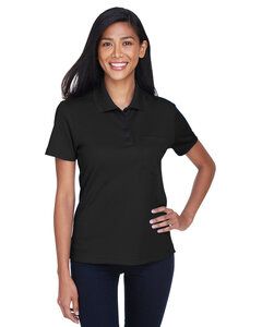 Ash CityCore 365 78181P - Ladies Origin Performance Piqué Polo with Pocket Black