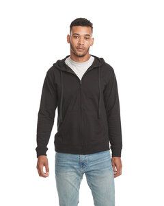 Next Level 9601 - Adult French Terry Zip Hoody Black/Black