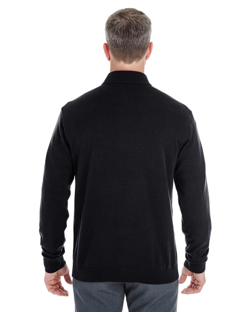 Devon & Jones DG478 - Men's Manchester Fully-Fashioned Half-Zip Sweater