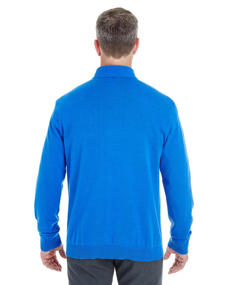 Devon & Jones DG478 - Men's Manchester Fully-Fashioned Half-Zip Sweater