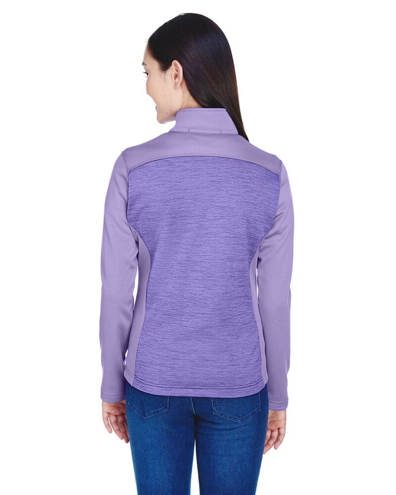 Devon & Jones DG796W - Ladies Newbury Colorblock Mélange Fleece Full-Zip