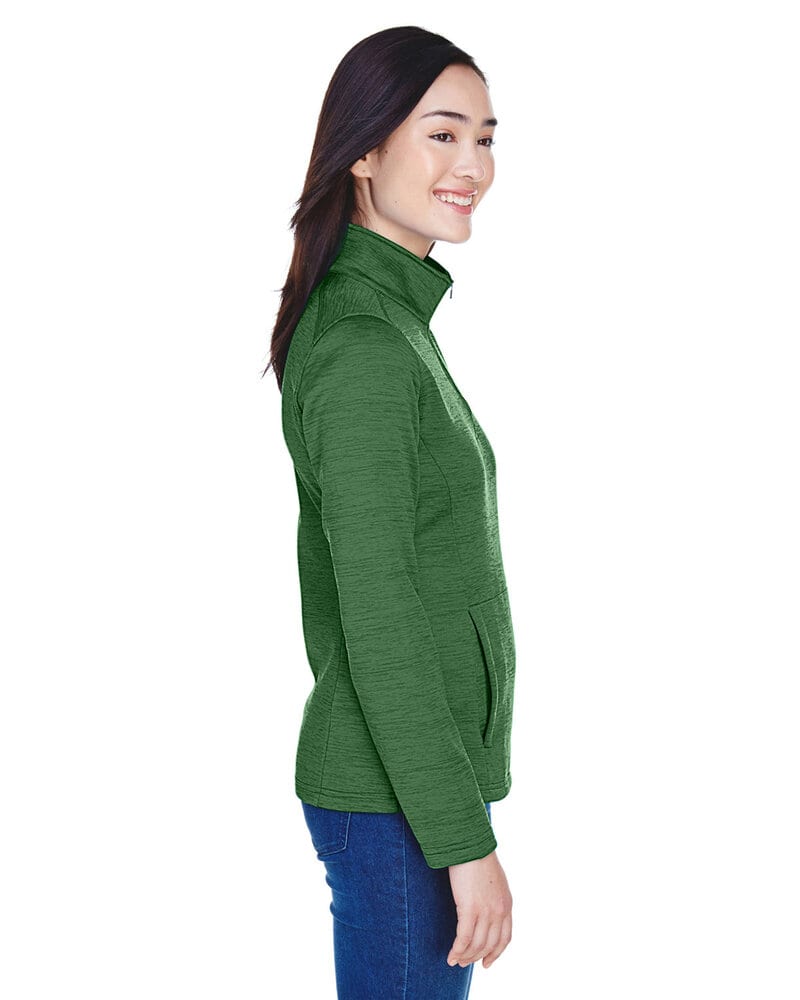 Devon & Jones DG798W - Ladies Newbury Mélange Fleece Quarter-Zip