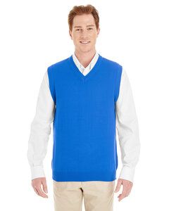 Harriton M415 - Men's Pilbloc V-Neck Sweater Vest True Royal