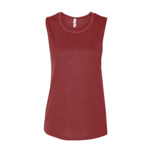 Bella+Canvas B8803 - Ladies Flowy Scoop Muscle T-Shirt  Maroon