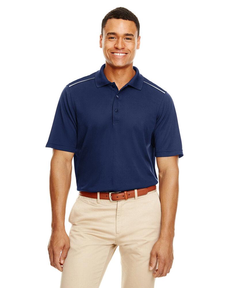 Core 365 88181R - Men's Radiant Performance Piqué Polo with Reflective Piping