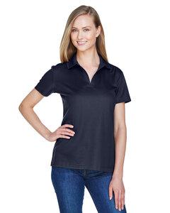 Devon & Jones DG20W - Ladies CrownLux Performance Plaited Polo Navy