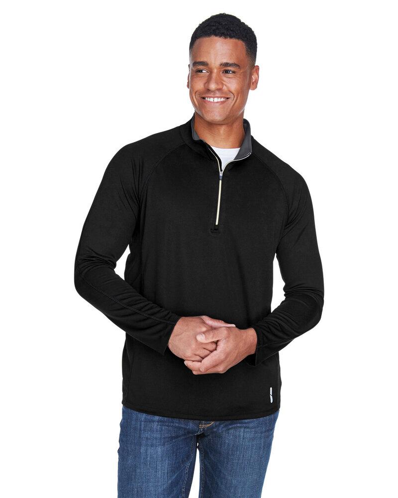 Ash City North End 88187 - Radar Men's Half-Zip Performance Long Sleeve Top  