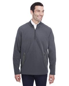 North End NE401 - Men's Quest Stretch Quarter-Zip Carbon/Black