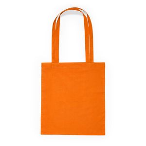 EgotierPro BO7602 - MOUNTAIN Tote bag made of cotton fabric in different colours Orange