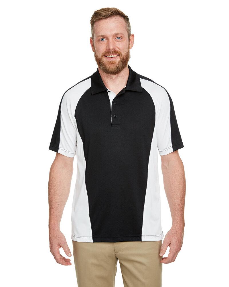 Harriton M385 - Men's Advantage Snag Protection Plus IL Colorblock Polo