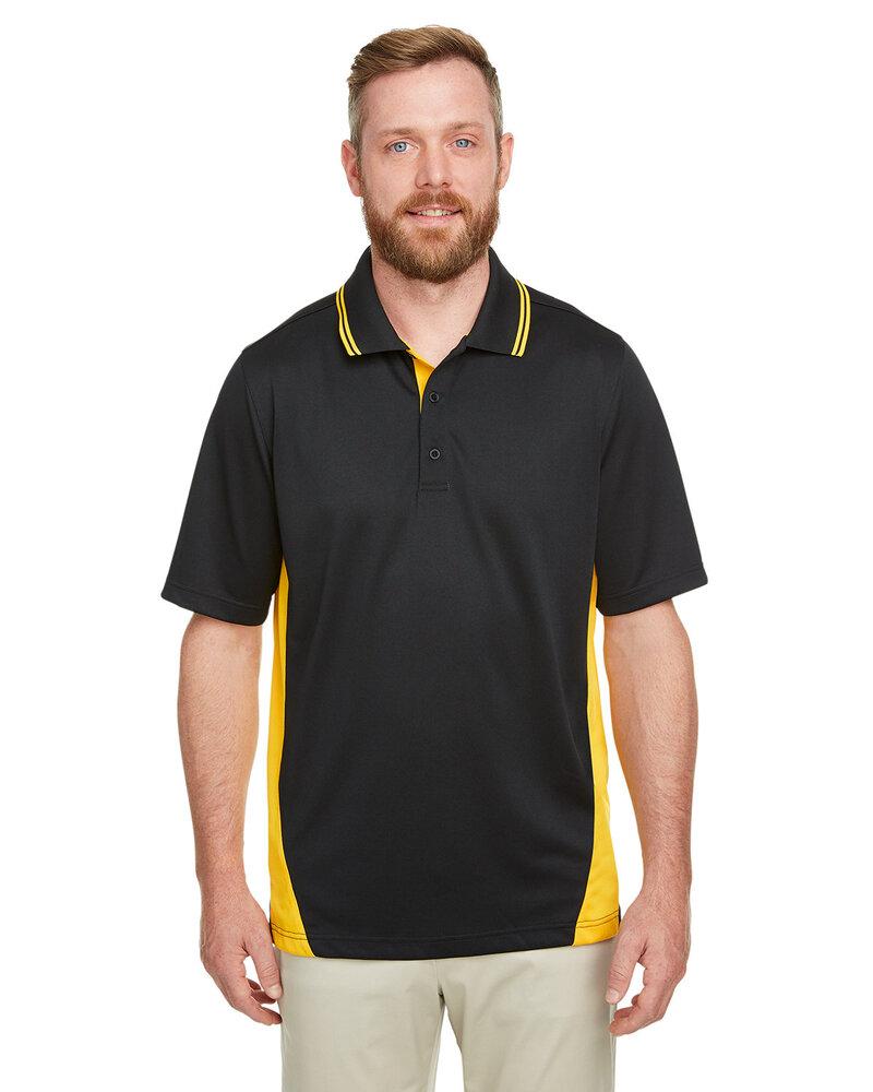 Harriton M386 - Men's Flash Snag Protection Plus IL Colorblock Polo