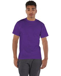 Champion T525C - Adult 6 oz. Short-Sleeve T-Shirt Purple
