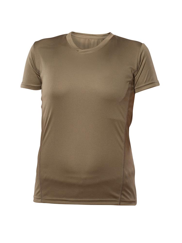 Blank Activewear L720 - Women's Short Sleeve V-Neck T-shirt, 100% Polyester Interlock, Dry Fit