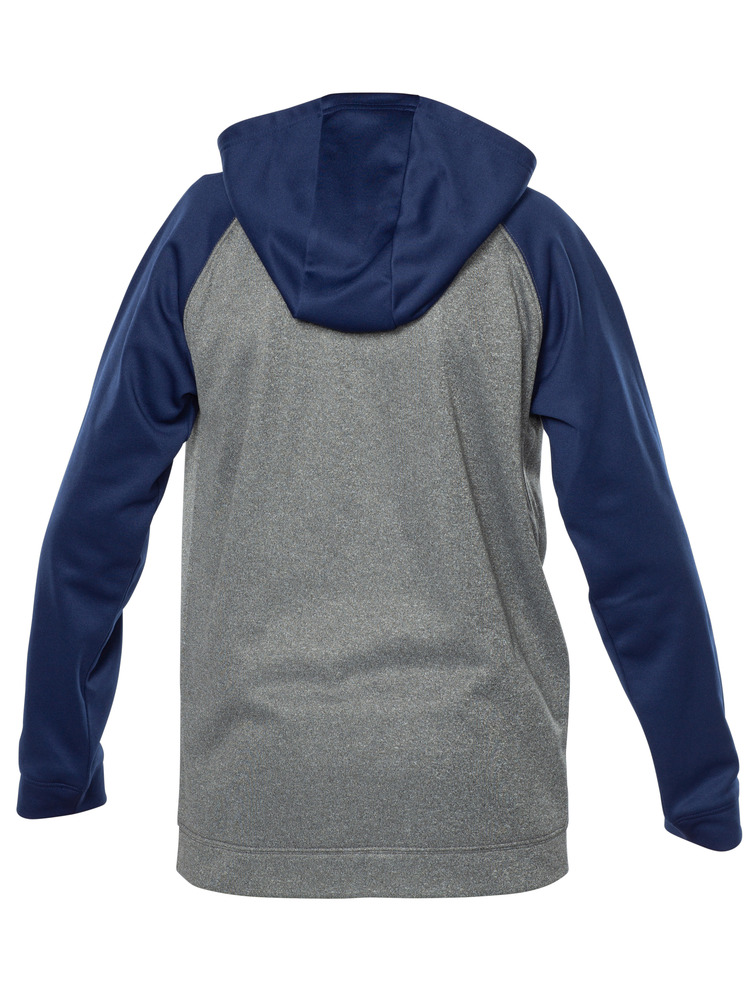 Blank Activewear Y444 - Youth Hoodie Full Zip, Raglan Sleeve, Knit, 100% Polyester PK Fleece