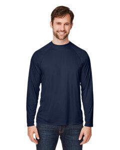 Core 365 CE110 - Unisex Ultra UVP Long-Sleeve Raglan T-Shirt Classic Navy