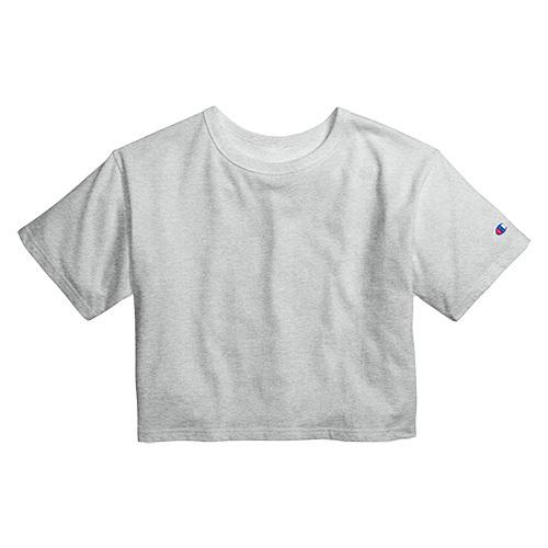 CHAMPION T435C - Girl's Cropped Cotton Tee