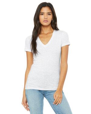 Bella+Canvas B6035 - Ladies Jersey Short-Sleeve Deep V-Neck T-Shirt