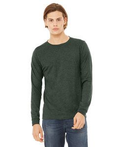 Bella+Canvas 3501CVC - Unisex CVC Jersey Long-Sleeve T-Shirt Heather Forest