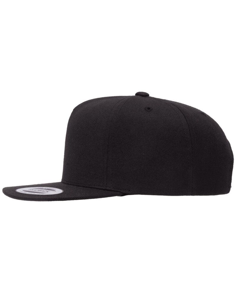 Yupoong YP5089 - Adult 5-Panel Structured Flat Visor Classic Snapback Cap