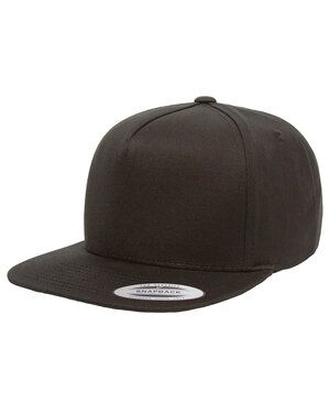 Yupoong Y6007 - Adult 5-Panel Cotton Twill Snapback Cap