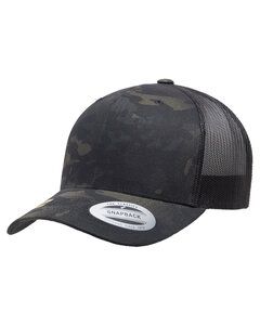 Yupoong 6606MC - YP Classics® Retro Trucker Multicam® Snapback Black Multicam