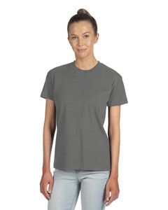 Next Level 6600 - Ladies Relaxed CVC T-Shirt Dark Hthr Gray