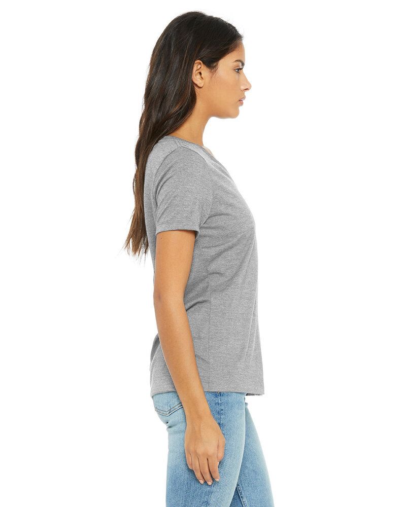 Bella+Canvas 6405CVC - Ladies Relaxed Heather CVC Jersey V-Neck T-Shirt