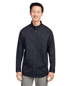 Harriton M585L - Men's Advantage IL Long-Sleeve Workshirt Black