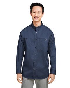 Harriton M585L - Men's Advantage IL Long-Sleeve Workshirt Dark Navy