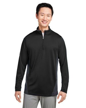 Harriton M786 - Mens Flash Snag Protection Plus IL Colorblock Quarter-Zip