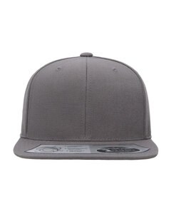 Flexfit 110F - Wool Blend Flat Bill Snapback Cap Grey