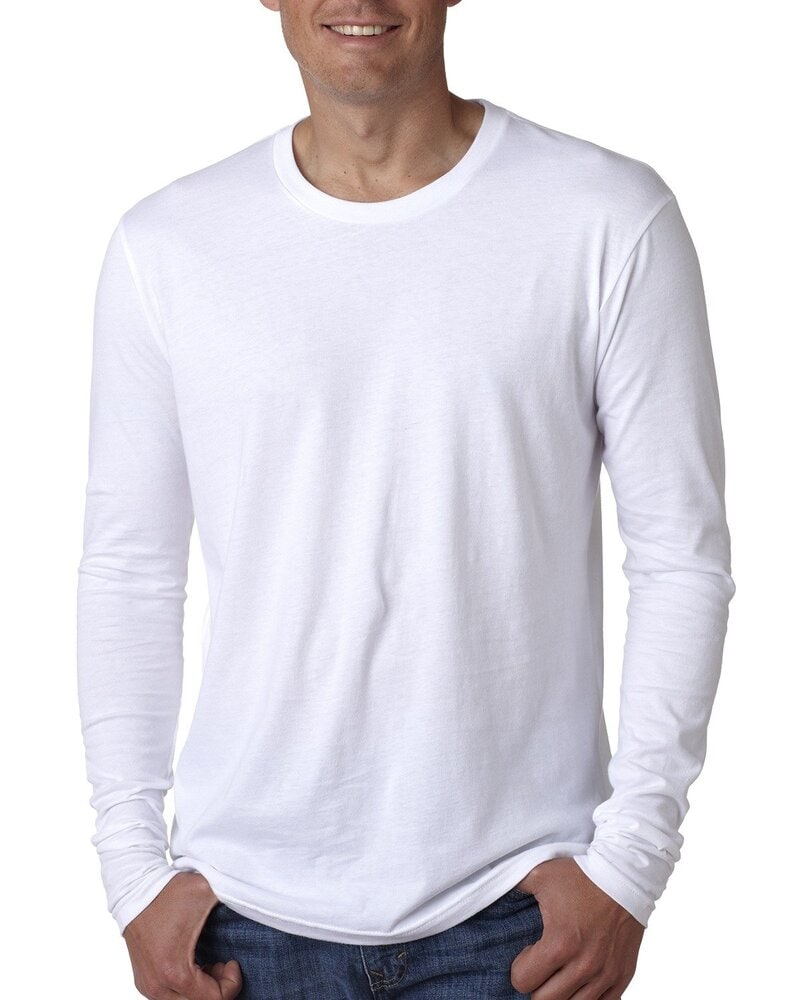 Next Level Apparel N3601 - Men's Cotton Long-Sleeve Crew