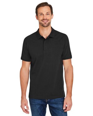 Harriton M205 - Mens Valiant Cotton Snag Protect Polo